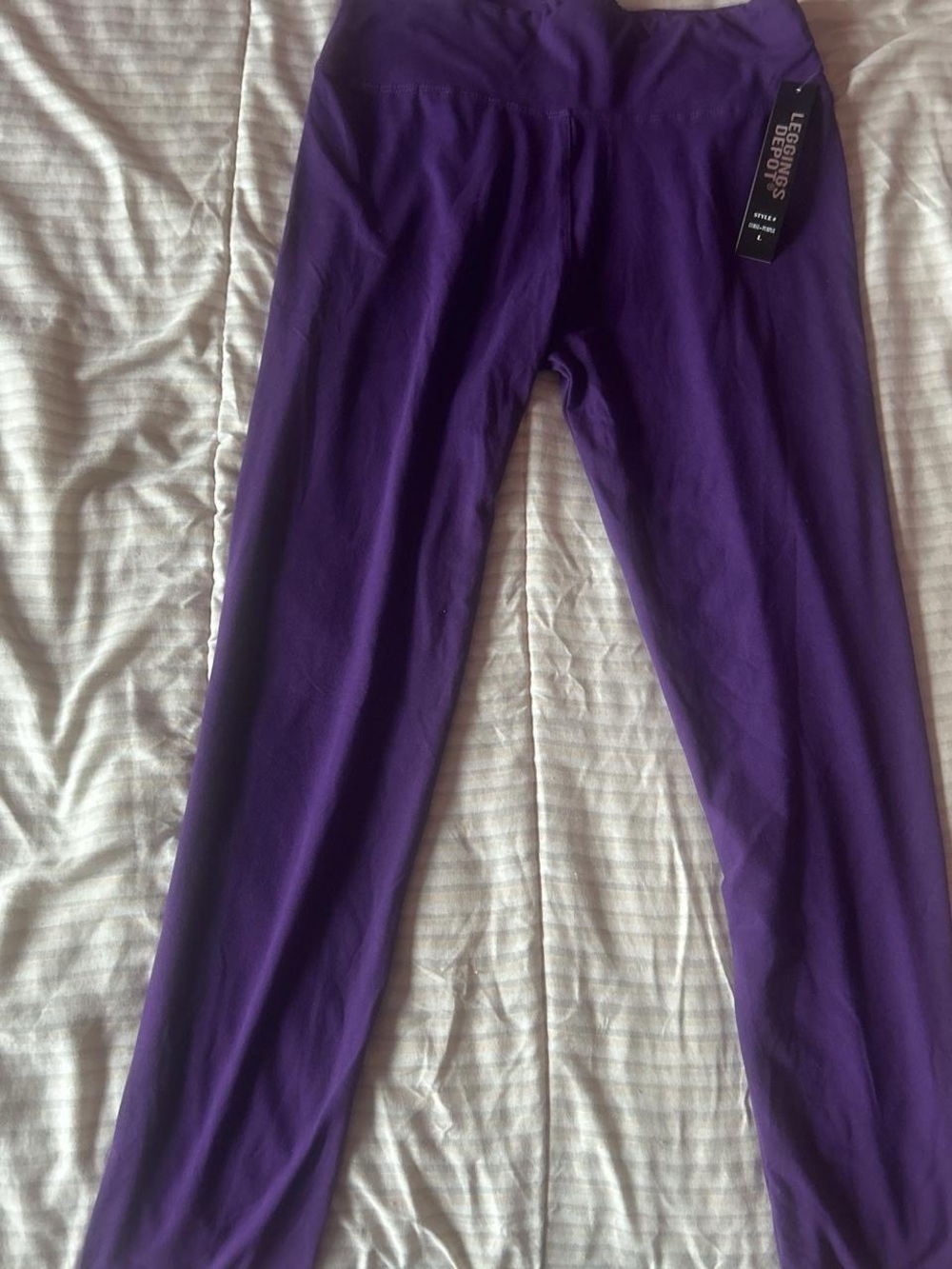 Leggings Depot Purple High-Waist Leggings